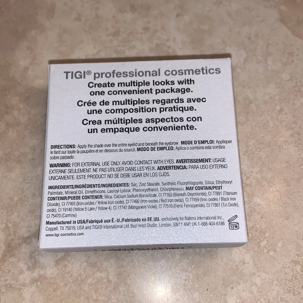 TIGI Posh High Density Quad EyeShadow New In Box